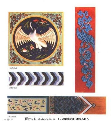 中国古典建筑装饰图案选0225 传统美学与现代设计的交融